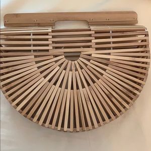 Bamboo Half Moon Bag